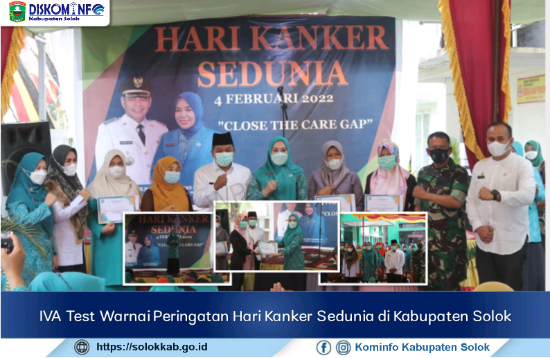 IVA Test Warnai Peringatan Hari Kanker Sedunia di Kabupaten Solok