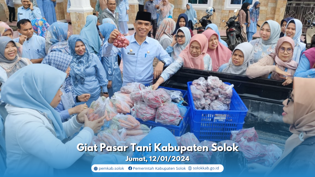 Giat Pasar Tani Kabupaten Solok