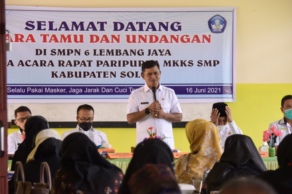 Bangkitkan Dunia Pendidikan, Wakil Bupati Solok  Hadiri Rapat Paripurna MKKS SMP se-Kabupaten Solok