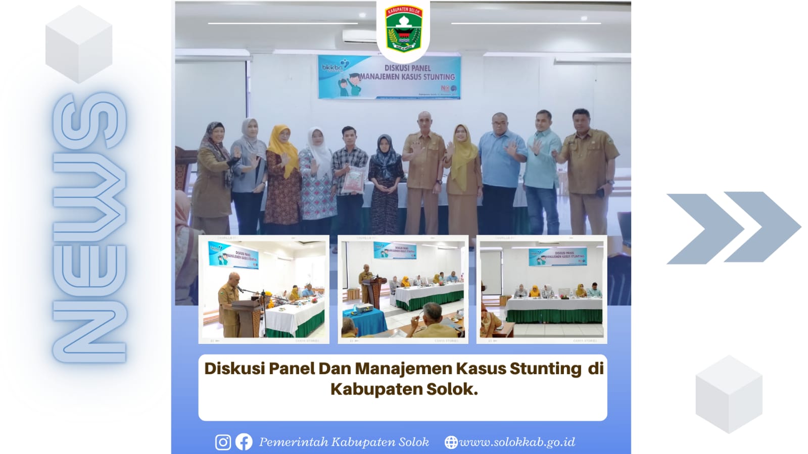 Diskusi Panel dan Manajemen Kasus Stunting di Kabupaten Solok